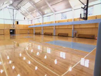 basketball courts inside