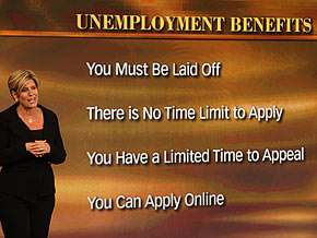 Suze Orman on unemployment