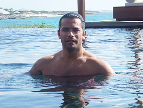 Mark Consuelos in Turks and Caicos